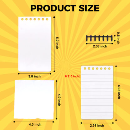 Sublimation Waterproof Notebook Blanks 6PK - Image 2